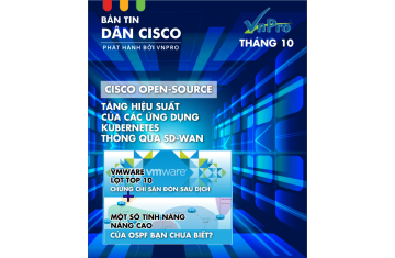 Bản tin Dân Cisco Tháng 10  (Cisco open-source: tăng hiệu suất của các ứng dụng Kubernetes thông qua SD-WAN)