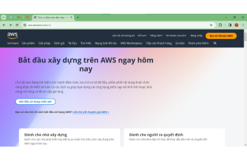 HƯỚNG DẪN TẠO TÀI KHOẢN AWS