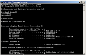 Lab 11 – 4 :	 Kết nối IPv6 giữa hai PC khác mạng