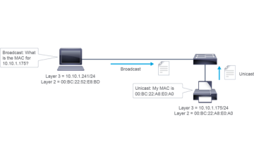 Sử dụng ARP để phân giải MAC của địa chỉ IPv4 cục bộ