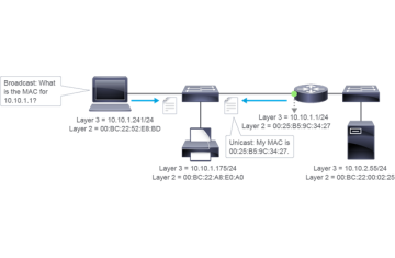 Sử dụng ARP để phân giải MAC của địa chỉ IPv4 từ xa