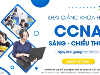 BƯỚC TIẾN MỚI VỚI KHÓA HỌC CCNA SÁNG - CHIỀU THỨ 7 CÙNG VNPRO