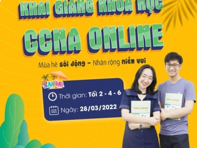 CHIÊU SINH KHÓA HỌC CCNA ONLINE TẠI VNPRO