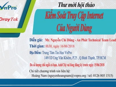 Đăng Ký Tham Dự Hội Thảo 