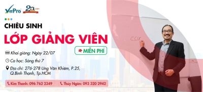 ĐĂNG KÝ THAM GIA LỚP ĐÀO TẠO GIẢNG VIÊN CCNA THÁNG 7 TẠI TRUNG TÂM TIN HỌC VNPRO