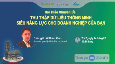 HỘI THẢO ONLINE: THU THẬP DỮ LIỆU THÔNG MINH - SIÊU NĂNG LỰC CHO DOANH NGHIỆP CỦA BẠN