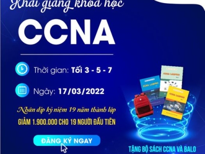 KHAI GIẢNG KHÓA HỌC CCNA TỐI 357