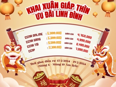 KHAI XUÂN GIÁP THÌN - ƯU ĐÃI LINH ĐÌNH 