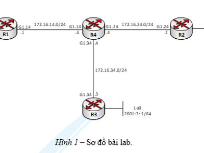 LAB 13 - IPv6 TUNNEL VÀ NAT - PT