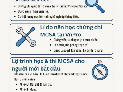 MCSA Cho Người Mới: Bắt Đầu Hành Trình IT Từ Con Số 0!