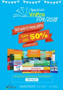 NGÀY HỘI SÁCH VNPRO THÁNG 04/2018