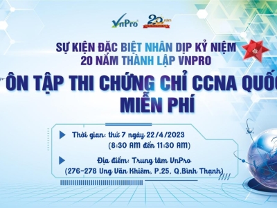 ÔN TẬP THI CHỨNG CHỈ CCNA QUỐC TẾ MIỄN PHÍ (OFFLINE)