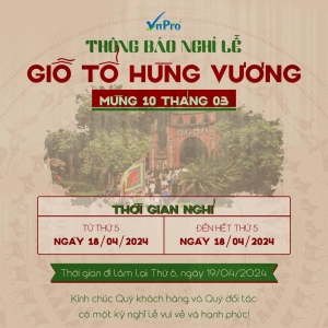 THÔNG BÁO LỊCH NGHỈ LỄ