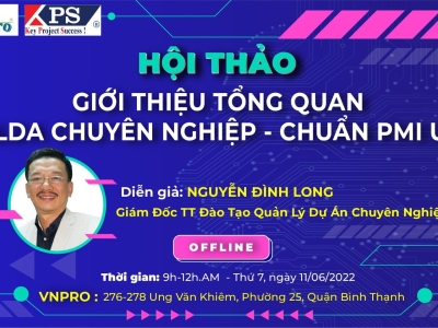 THƯ MỜI HỘI THẢO OFFLINE: TỔNG QUAN KỸ NĂNG QUẢN LÝ DỰ ÁN CHUYÊN NGHIỆP 