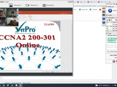 VNPRO HÂN HOAN KHAI GIẢNG LỚP CCNA ONLINE 