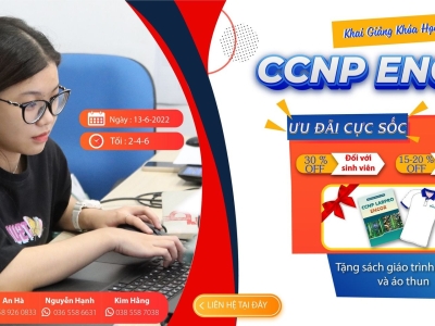 VNPRO KHAI GIẢNG KHÓA HỌC CCNP ENCOR NGÀY 13/06