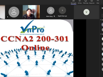 VNPRO TIẾP TỤC KHAI GIẢNG LỚP CCNA ONLINE TỐI 246 (8/2/2023