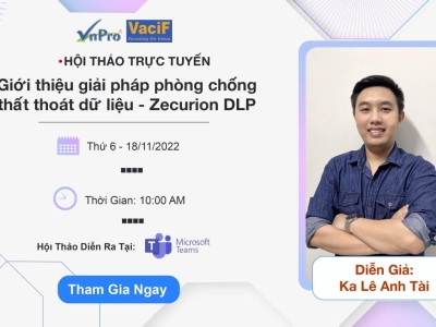 VNPRO TỔ CHỨC HỘI THẢO ONLINE VỚI CÔNG TY VACIF VỀ 