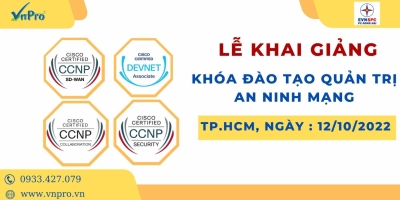 VNPRO TRIỂN KHAI CÁC KHÓA ĐÀO TẠO QUẢN TRỊ MẠNG CAO CẤP CHO ĐIỆN LỰC ĐỒNG NAI