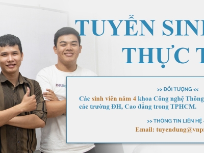 VNPRO - TUYỂN DỤNG SINH VIÊN THỰC TẬP