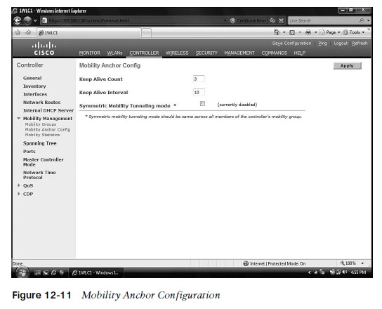 Mobility Anchor Configuration