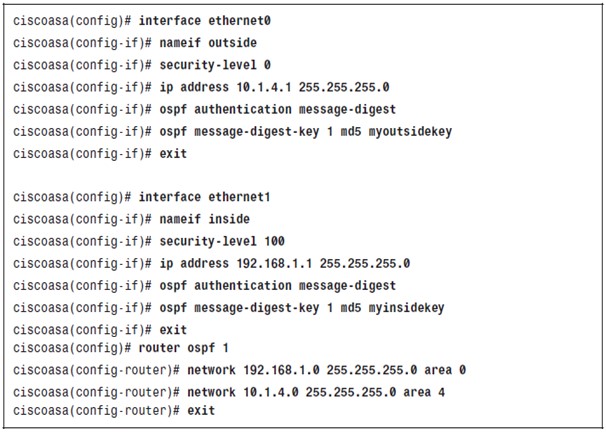 config ospf